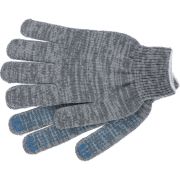 Перчатки х/б с ПВХ серые