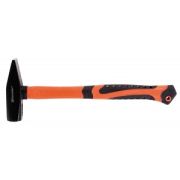 Молоток 600гр квадратный баек фиберглассовая двухкомпонентная ручка Вихрь 73/6/8/6