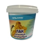 Лак акриловый полуматовый Ультра 0,9 кг