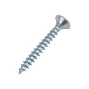 Саморез универсальный 5,0х35 белый цинк