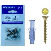 Дюбель с шурупом 6*25 (15 шт BL) НАКРЕПКО 102303