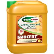Биосепт антисептический пропиточный состав для древесины Woodmaster 10 л