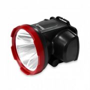 Фонарь налобный H5WLED (акк. 4V 2Ah) 1св/д 5W (220lm), красно-чёрн./пластик, встр. з/у
