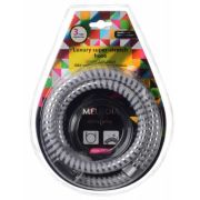 Шланг д/душа MELODIA EXTRA ELASTIC WHITE SILVER 1/2«*1/2»КОНУС D14ММ L150СМ MKP34430BL_SW