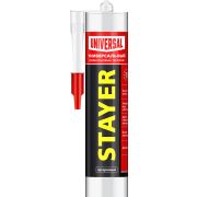 Герметик универсальный силиконовый прозрачный 260мл  Stayer Master 41213-2