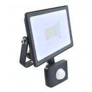 Прожектор св/д с датчиком движ.20W(1600lm)SMD 6500K 6K 150x110x60 160-260V IP65 КОСМОС