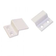 Крепление москитной сетки пластиковое (верх-низ) ABS, белое